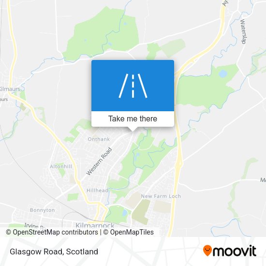 Glasgow Road map
