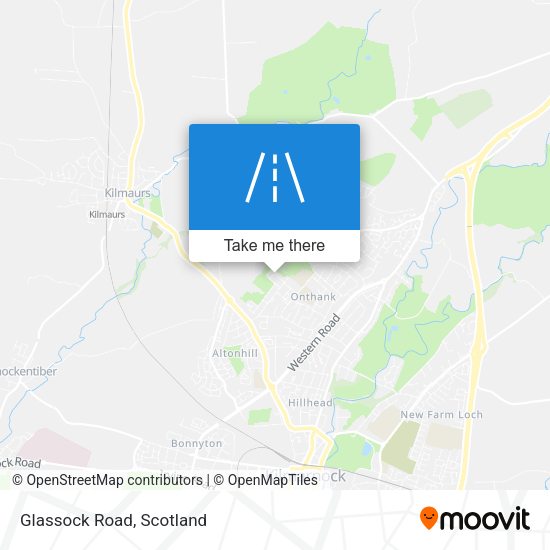 Glassock Road map