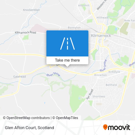 Glen Afton Court map