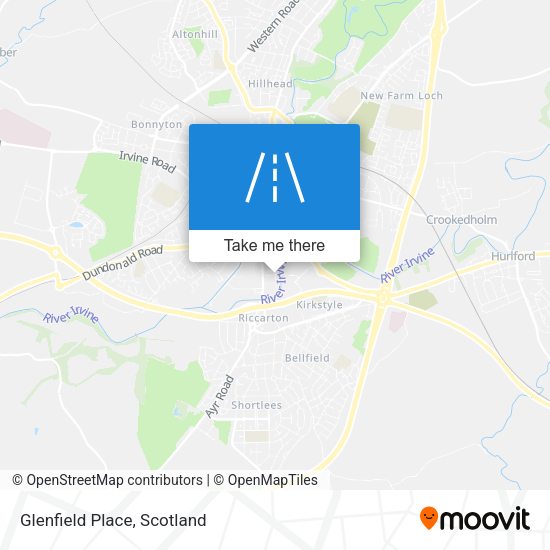 Glenfield Place map
