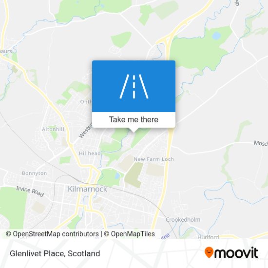 Glenlivet Place map