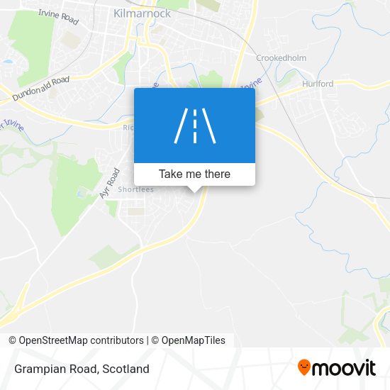 Grampian Road map