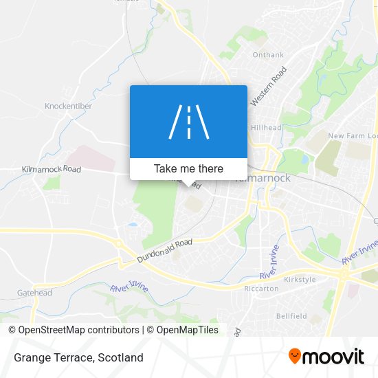 Grange Terrace map