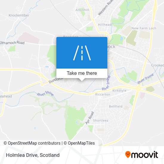 Holmlea Drive map