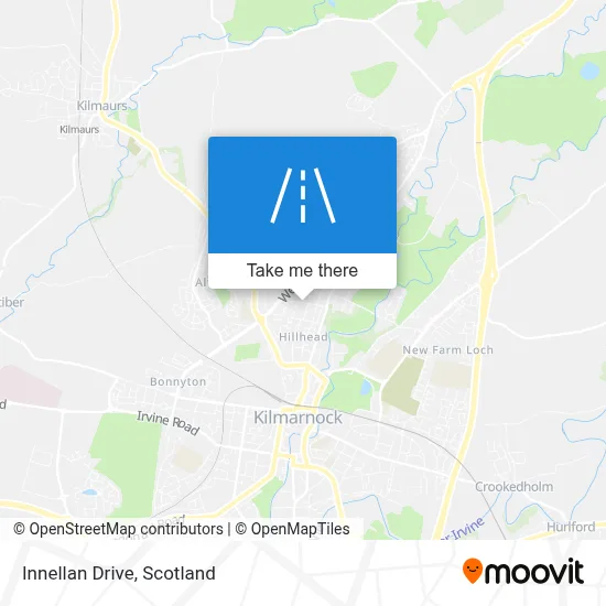 Innellan Drive map