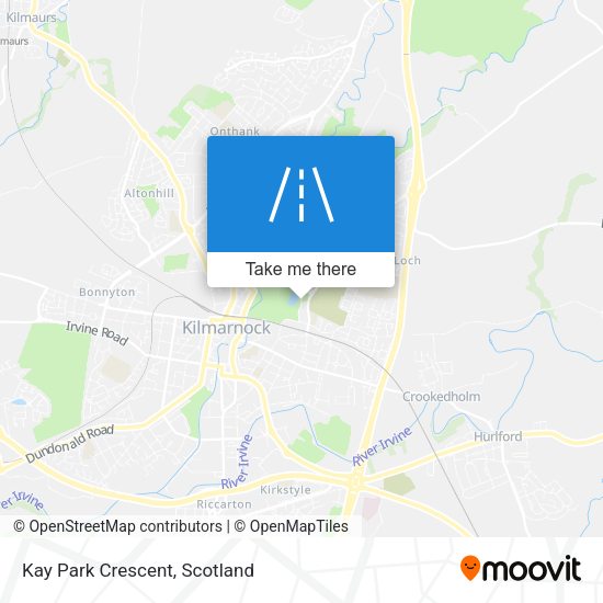 Kay Park Crescent map