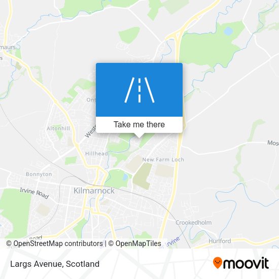 Largs Avenue map