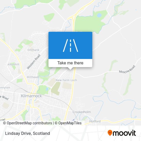 Lindsay Drive map