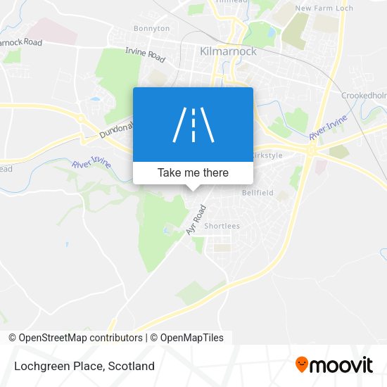 Lochgreen Place map