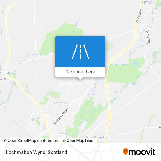 Lochmaben Wynd map