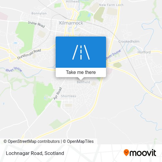 Lochnagar Road map