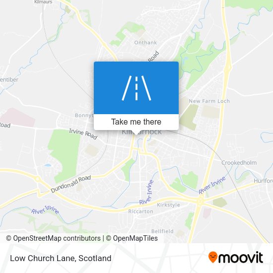 Low Church Lane map