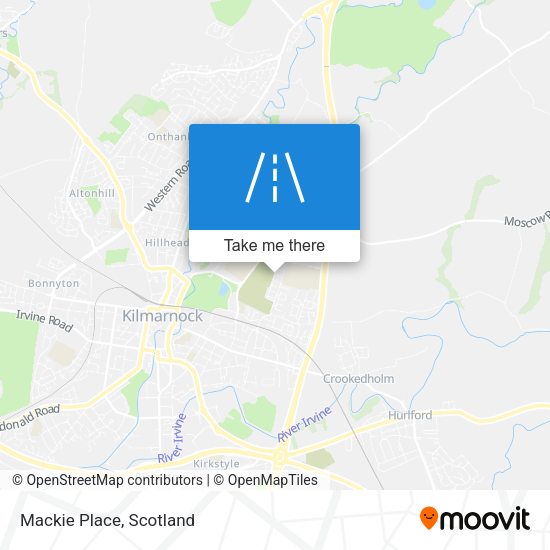 Mackie Place map