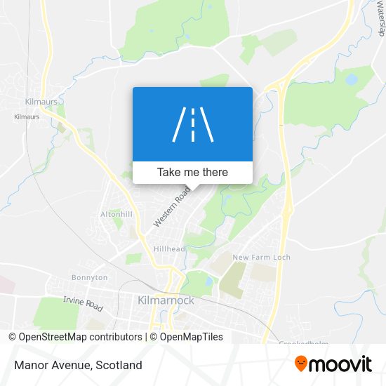 Manor Avenue map