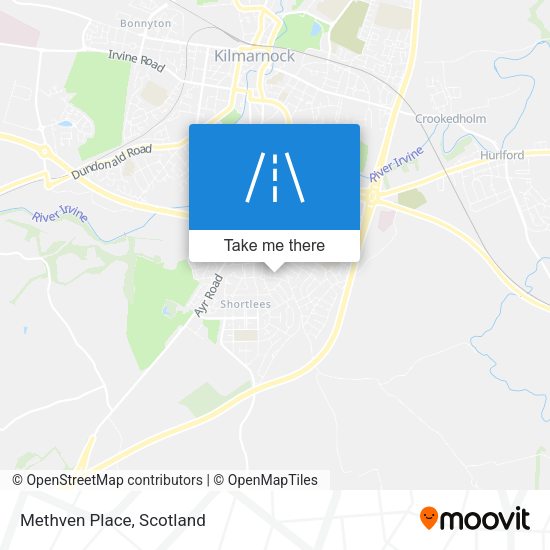 Methven Place map