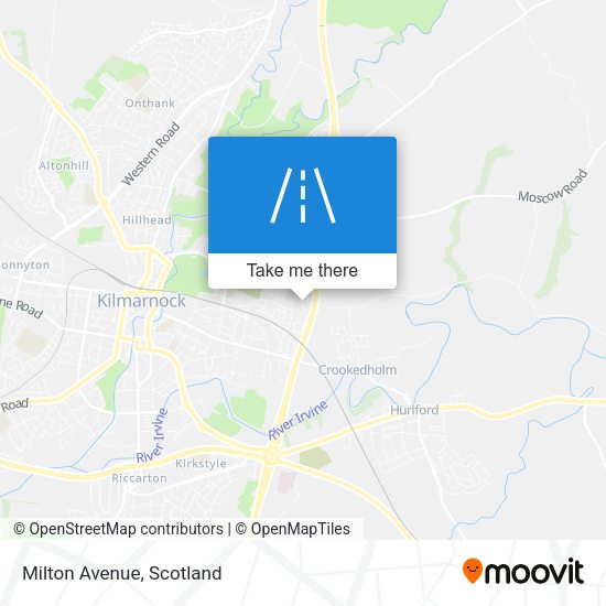 Milton Avenue map