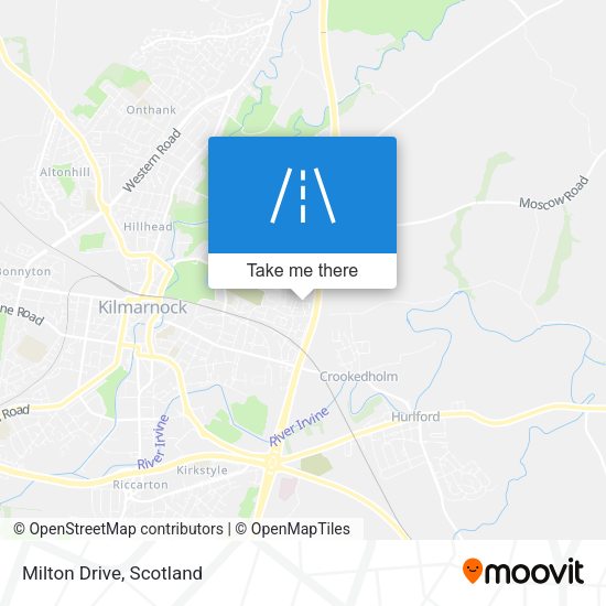 Milton Drive map