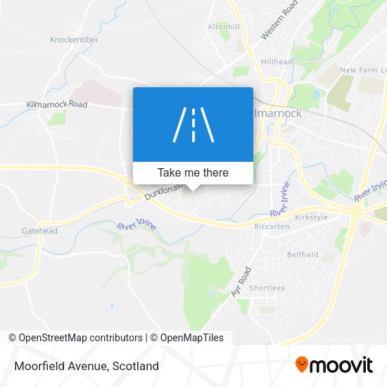Moorfield Avenue map