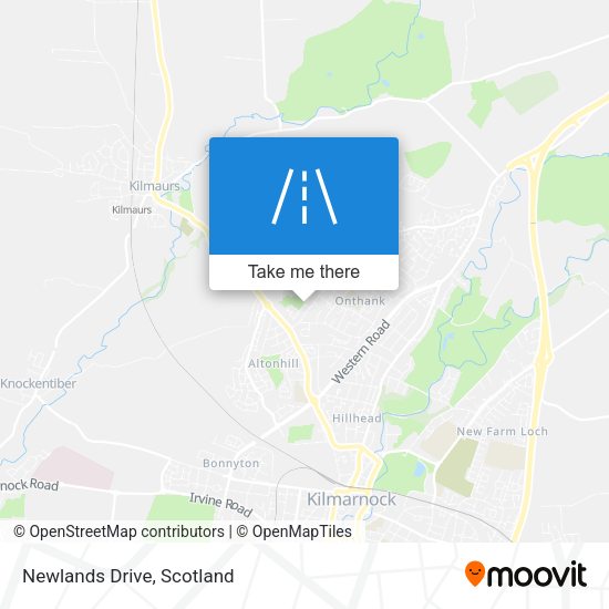 Newlands Drive map