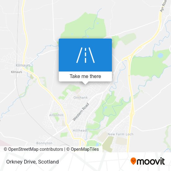 Orkney Drive map
