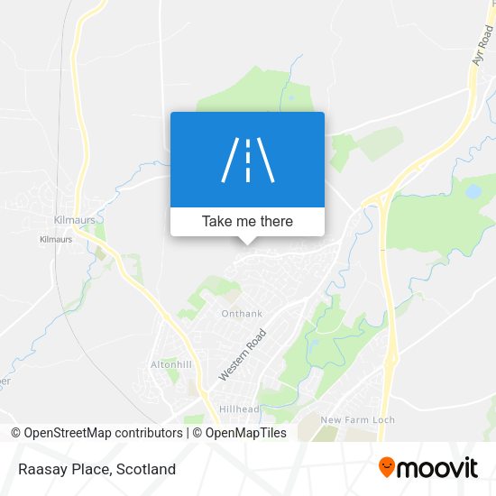 Raasay Place map