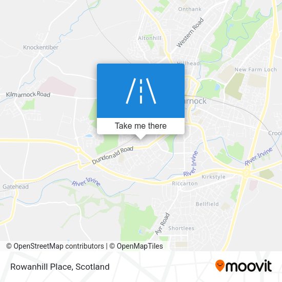 Rowanhill Place map