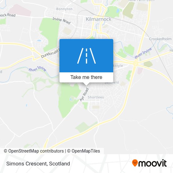 Simons Crescent map
