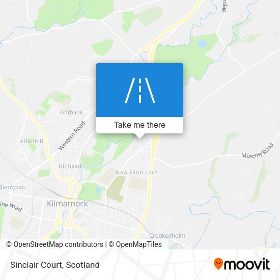 Sinclair Court map