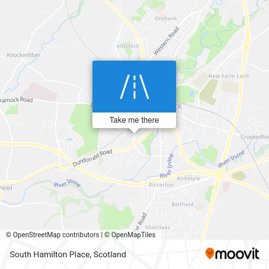 South Hamilton Place map