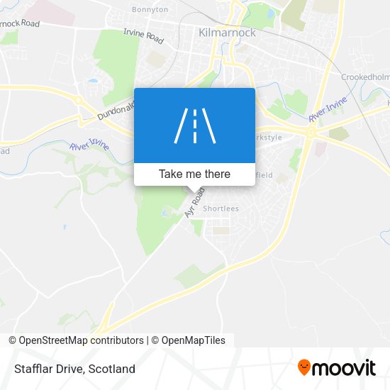 Stafflar Drive map