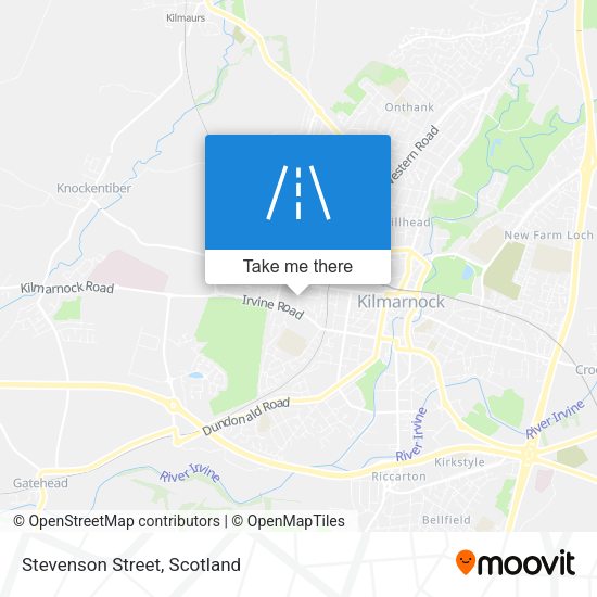 Stevenson Street map