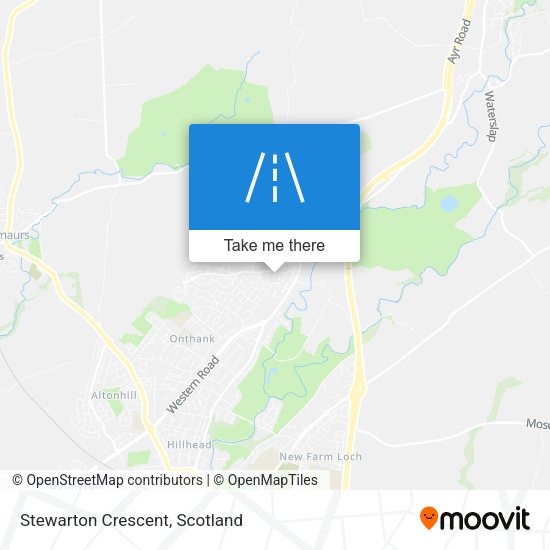Stewarton Crescent map