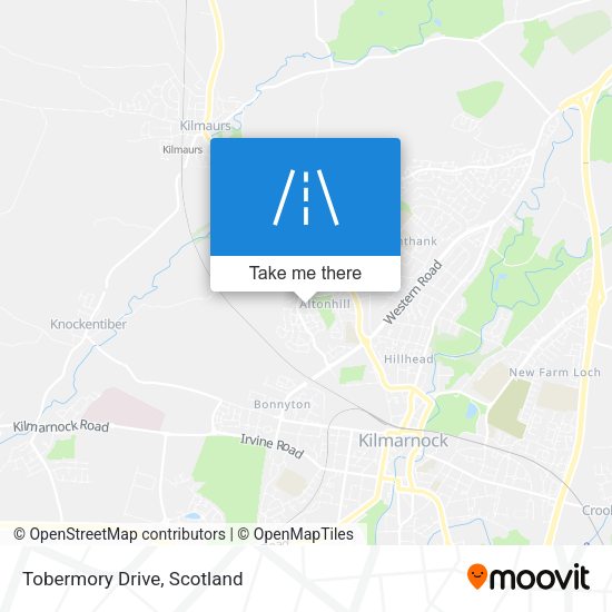 Tobermory Drive map