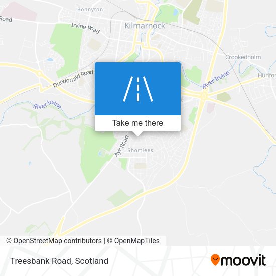 Treesbank Road map