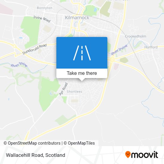 Wallacehill Road map