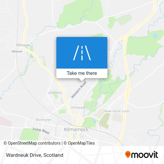 Wardneuk Drive map
