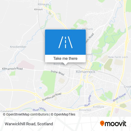 Warwickhill Road map