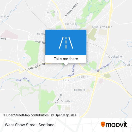West Shaw Street map