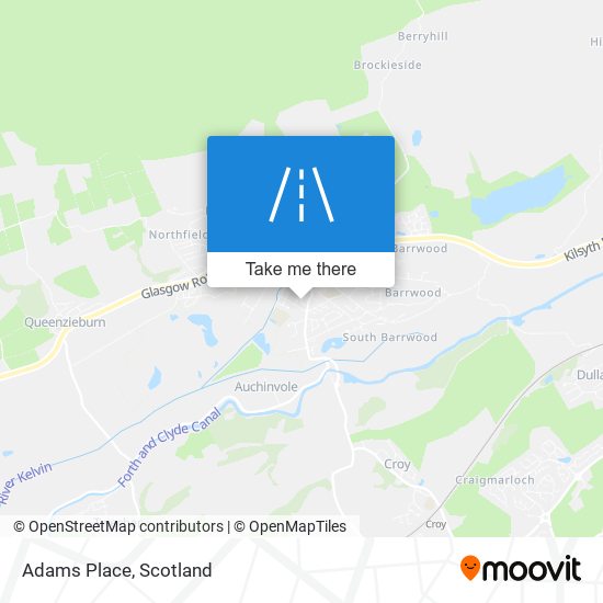 Adams Place map