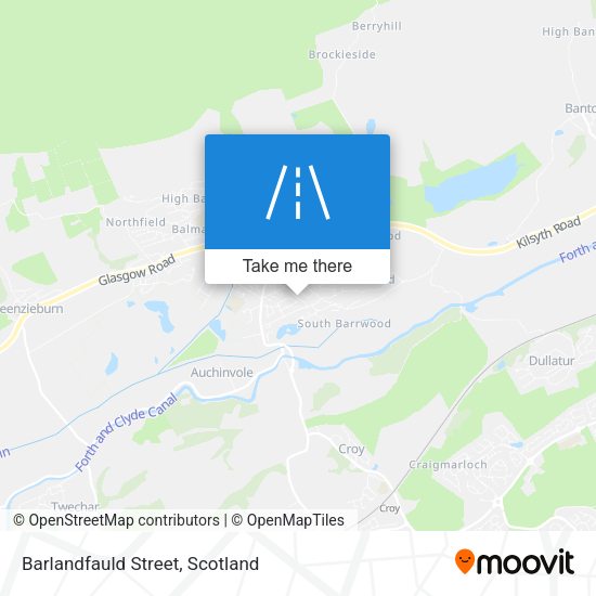 Barlandfauld Street map