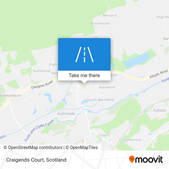 Craigends Court map