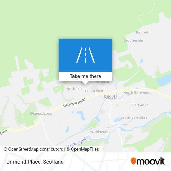 Crimond Place map