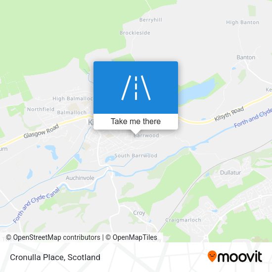 Cronulla Place map