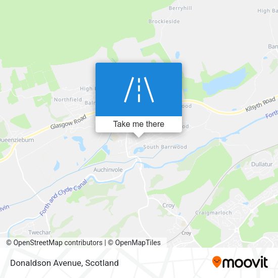 Donaldson Avenue map