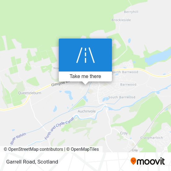 Garrell Road map