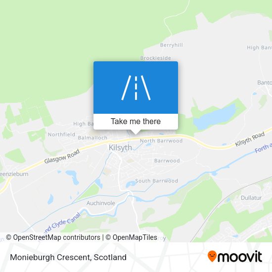 Monieburgh Crescent map
