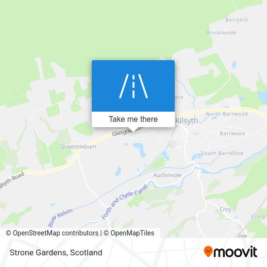 Strone Gardens map