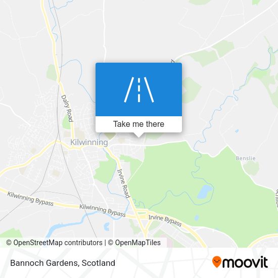Bannoch Gardens map