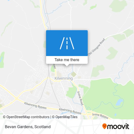 Bevan Gardens map