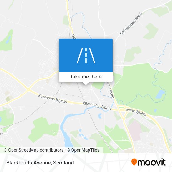 Blacklands Avenue map